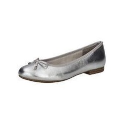 Marco Tozzi Ballerina Damen silber|silber|silber|silber|silber|silber
