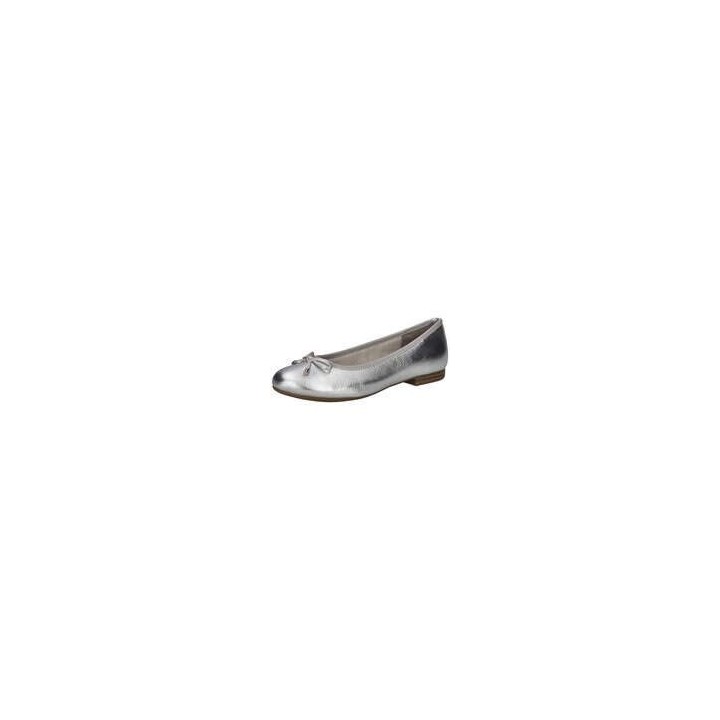 Marco Tozzi Ballerina Damen silber|silber|silber|silber|silber|silber