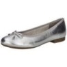 Marco Tozzi Ballerina Damen silber|silber|silber|silber|silber|silber