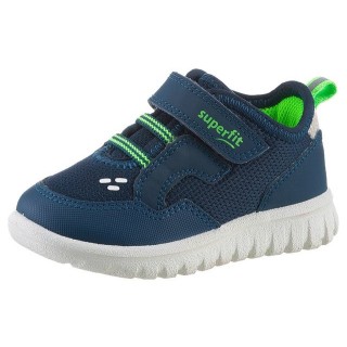 Superfit SPORT7 MINI WMS: mittel Klettschuh Sneaker zum Schlupfen, Unifarben, Größenschablone zum Download