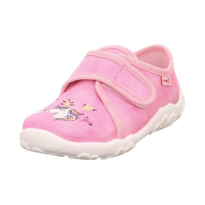 Superfit BONNY WMS: mittel Hausschuh Kindergartenschuh mit Einhorn-Motiv, Größenschablone zum Download