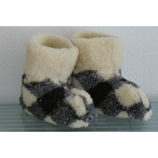 Holzprodukte Hüttenschuhe Hausschuhe Hüttenschuh Schaffell Lammfell Pantoffeln NEU Plüsch Hausschuhe