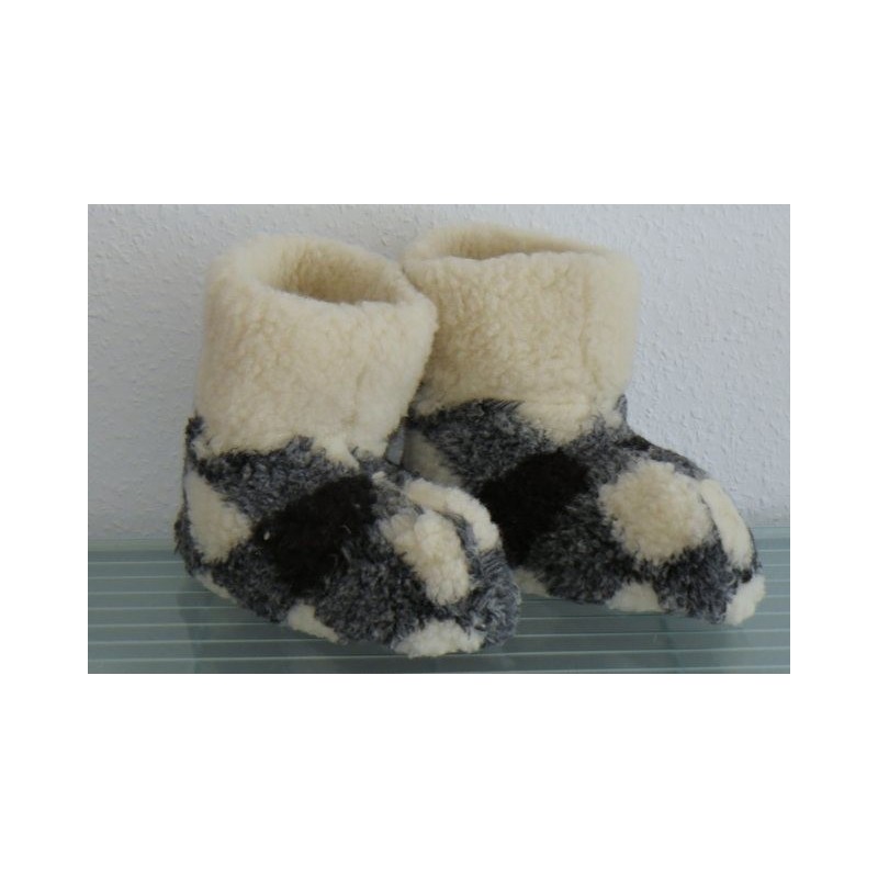 Holzprodukte Hüttenschuhe Hausschuhe Hüttenschuh Schaffell Lammfell Pantoffeln NEU Plüsch Hausschuhe