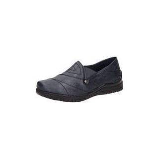 Rieker Slipper Damen blau|blau|blau|blau|blau|blau|blau