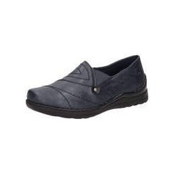 Rieker Slipper Damen blau|blau|blau|blau|blau|blau|blau