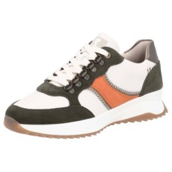 Rieker EVOLUTION Sneaker, Freizeitschuh, Halbschuh, Schnürschuh mit modischen Kontrastbesätzen