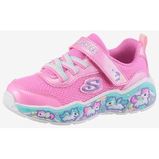 Skechers Lauflernschuh »PLAY SCENE-FUN SQUAD«, Sneaker mit bunten Motiven verziert, Größenschablone zum Download