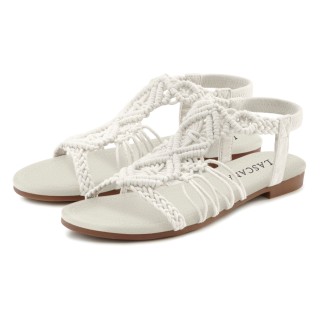 LASCANA Sandale »Sommerschuh«, Sandalette, Sommerschuh mit elastischem Riemchen VEGAN