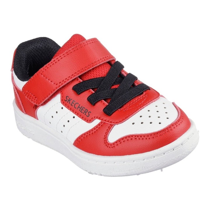 Skechers Lauflernschuh »QUICK STREET«, Retro Sneaker mit Klettverschluss, Größenschablone zum Download