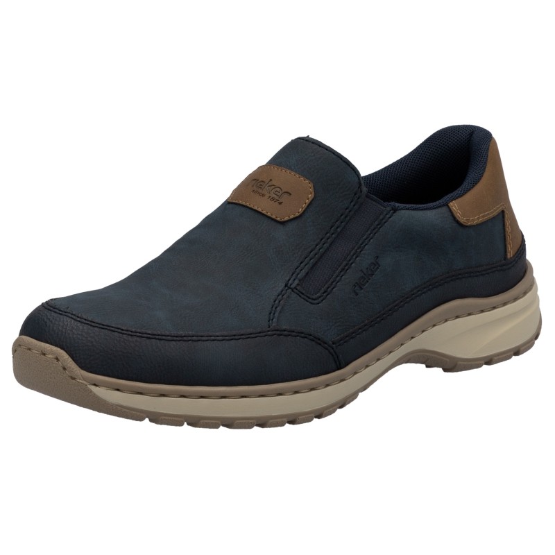 Rieker Slipper, Slip-on-Sneaker, Freizeitschuh, Halbschuh mit Gummizug