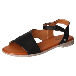 Mustang Shoes Sandale, Sommerschuh, Sandalette, Riemchensandale in asymmetrischer Form