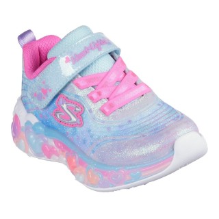 Skechers Lauflernschuh »ETERNAL HEART LIGHTS«, Blink,-Klettschuh mit Herz-Applikation, Größenschablone zum Download