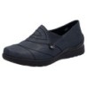 Rieker Slipper, Schlupfschuh, Halbschuh, Slip on mit Stretcheinsatz und Ziersteppung