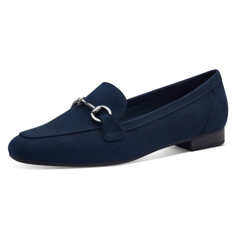 MARCO TOZZI Slipper, Blockabsatz, Loafer, Businessschuh mit Schmuckspange