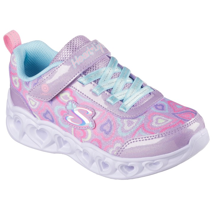 Skechers Sneaker »HEART LIGHTS«, Blinkschuh mit Herz-Laufsohle, Größenschablone zum Download
