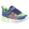 Skechers FLEX-GLOW ULTRA LIGHTS Lauflernschuh, Blink,-Klettschuh zum Schlüpfen, Neon, Größenschablone zum Download