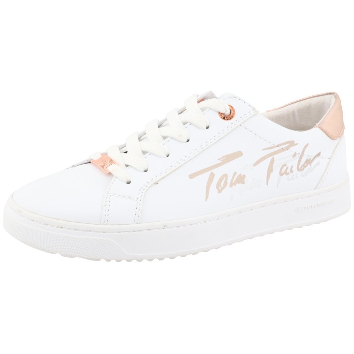 TOM TAILOR Plateausneaker »Ellen«, mit Kontrastbesatz, Freizeitschuh, Halbschuh, Schnürschuh