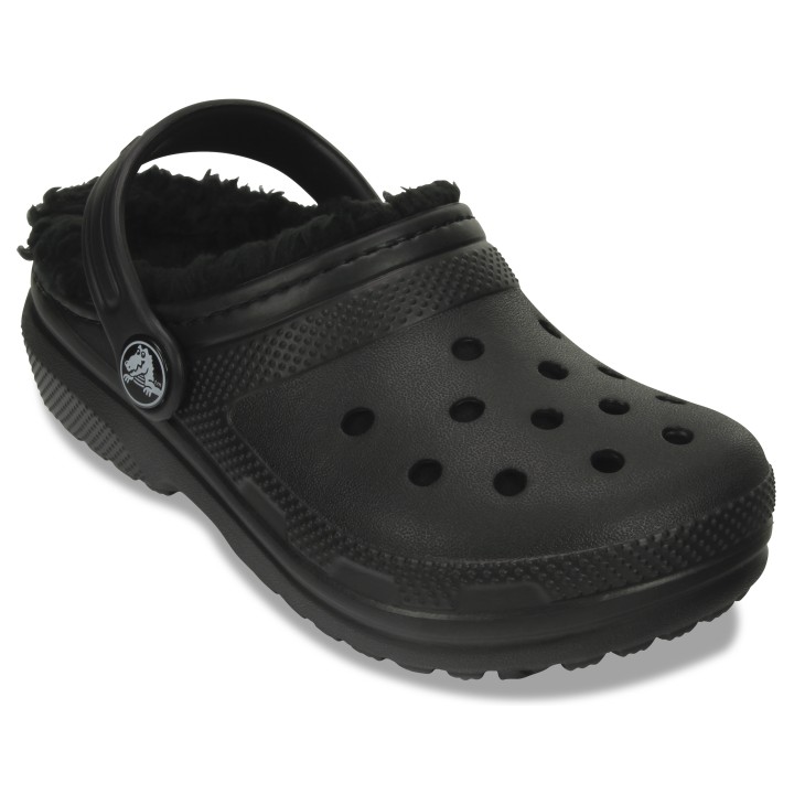 Crocs Clog »Classic Lined Clog«, Kindergartenschuh, Hausschuh mit kuscheligem Futter