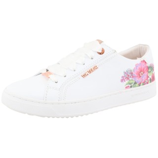 TOM TAILOR Plateausneaker, mit buntem Blütenprint, Freizeitschuh, Halbschuh, Schnürschuh
