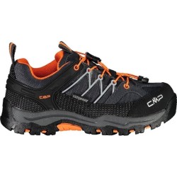 CMP KIDS RIGEL LOW TREKKING SHOES WP ANTRACITE-FLASH ORANGE Trekkingschuh