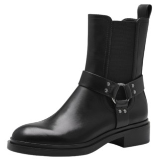 Damen Elegante Stiefelette  1-25050-43 Schwarz 001 Black Led... 36