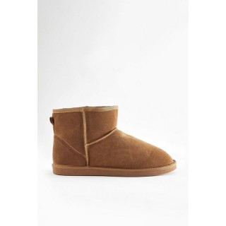 Next Hausstiefel aus Velourleder mit Kunstfellfutter Hausstiefel (1-tlg)