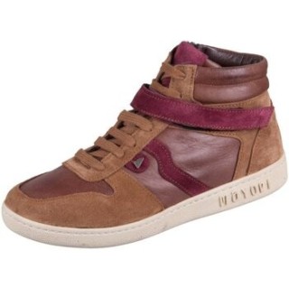 Mayori  Sneaker 1024005 dark brown combi Leather Suede 1024005