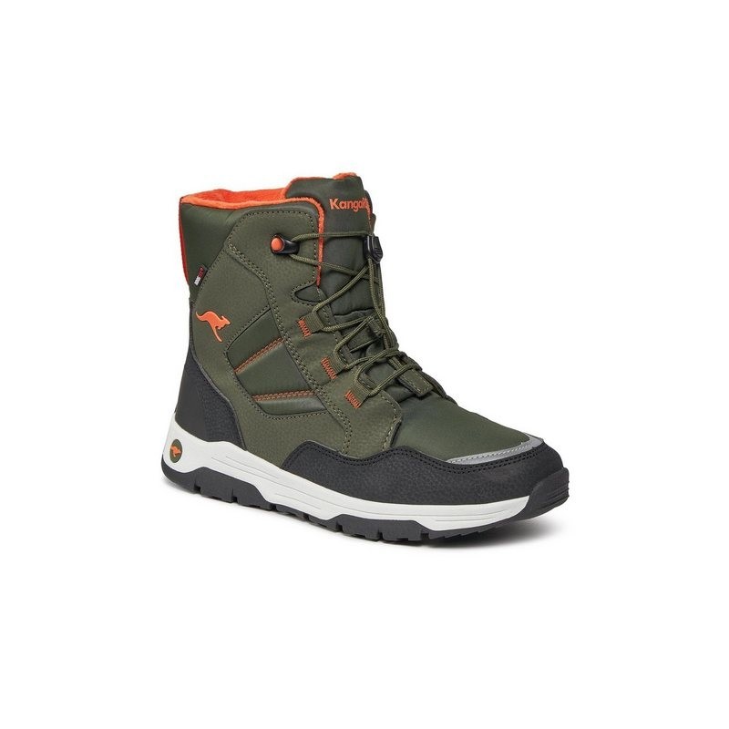 KangaROOS Schneeschuhe Schneeschuhe K-Mj North Rtx 18928 000 8090 Military Green/Flame