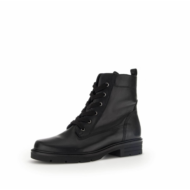 Schnürstiefelette - schwarz/schwarz 4