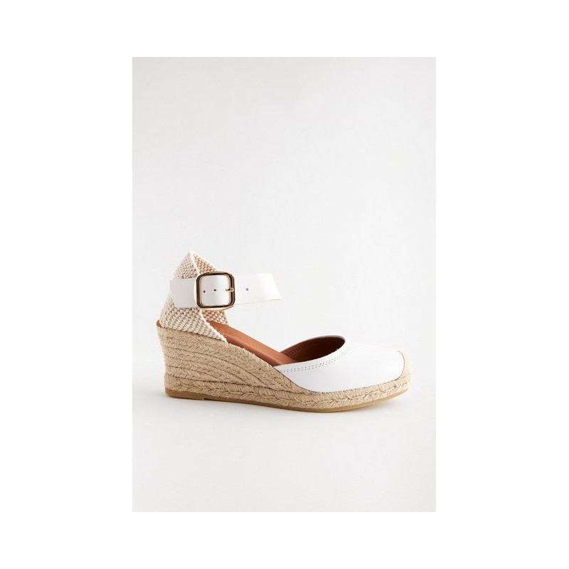 Next Forever Comfort® Leder-Espadrilles mit Keilabsatz Espadrille (1-tlg)