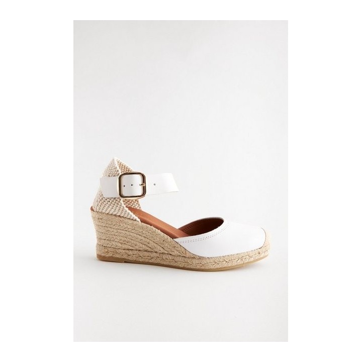 Next Forever Comfort® Leder-Espadrilles mit Keilabsatz Espadrille (1-tlg)