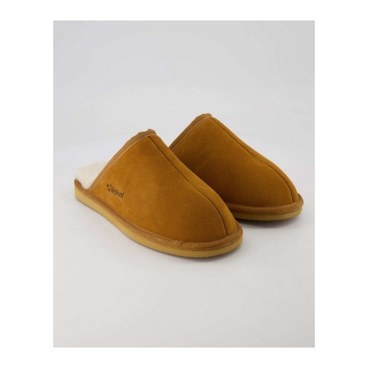 Fellhof Pantoffel Komfort Da. Plüsch Hausschuhe