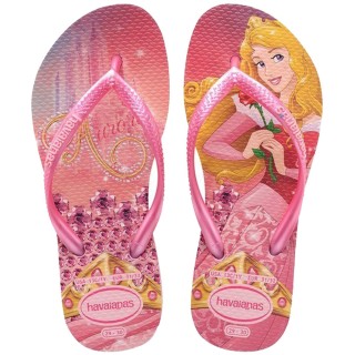 Havaianas Kids Slim Princess Schlappen Cinderella Rosa Cream