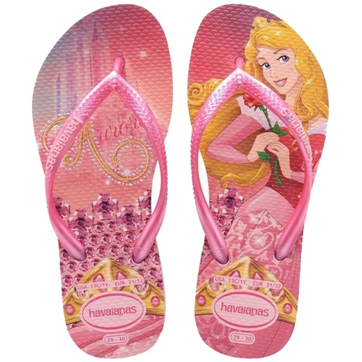 Havaianas Kids Slim Princess Schlappen Cinderella Rosa Cream