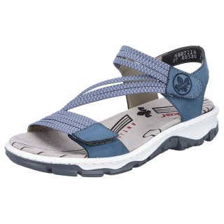 Rieker Riemchensandale, Sommerschuh, Sandalette, Klettschuh, im Sportslook
