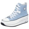 Rieker Sneaker, Plateau, High Top-Sneaker, Schnürschuh in veganer Verarbeitung