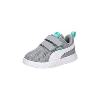 PUMA Courtflex V3 Mesh Inf Sneaker Mädchen|Jungen grau|grau