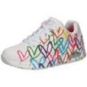 Skechers Uno Highlight Love Sneaker Damen weiß|weiß