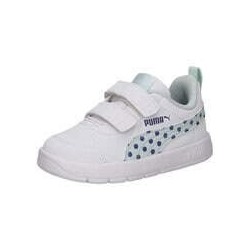 PUMA Courtflex V3 Dotty Inf Sneaker Mädchen weiß|weiß|weiß|weiß|weiß|weiß|weiß|weiß|weiß