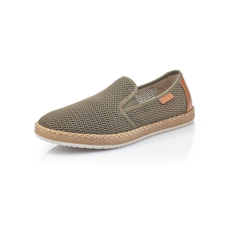 Rieker Espadrille mit luftdurchlässiger Perforation