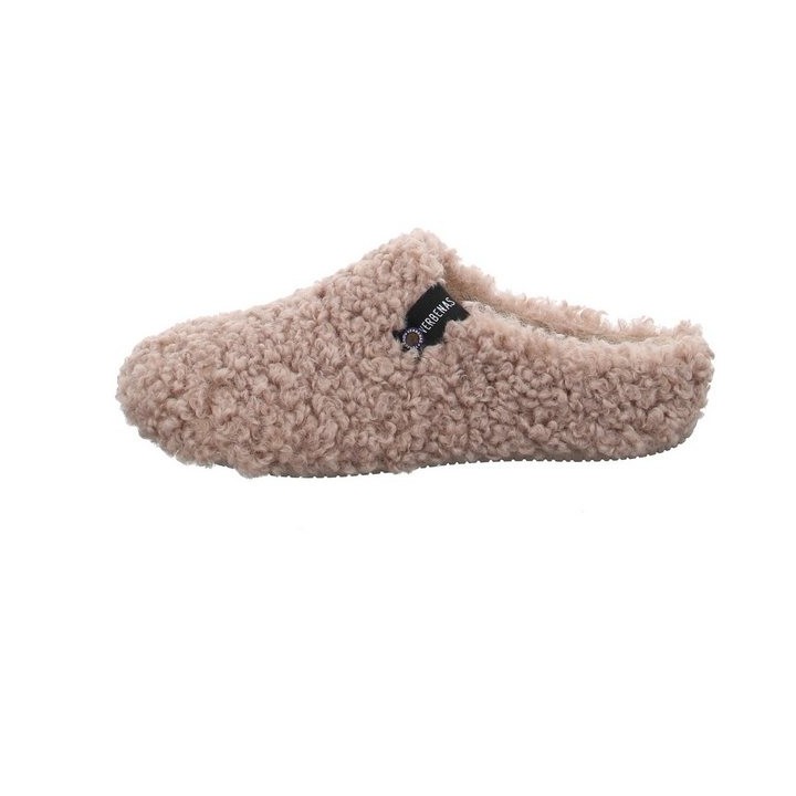 VERBENAS YORK CURLY CAMEL Pantoffel