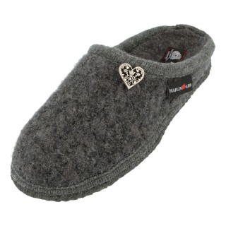 Haflinger Herzerl dunkel_grau 38