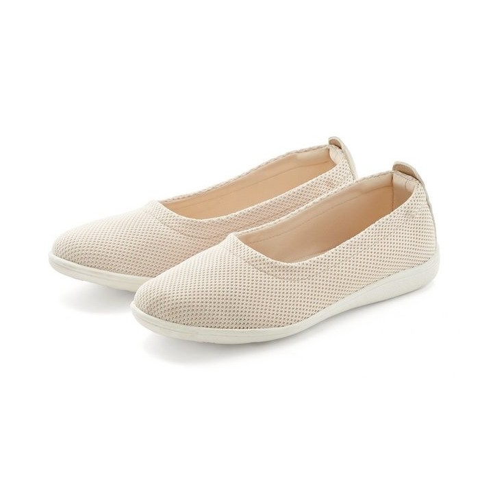 Vivance Slipper, Ballerina in leichter Mesh-Optik VEGAN