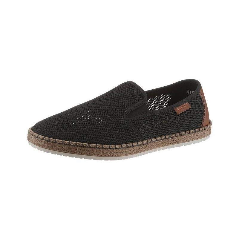 Rieker Espadrille mit luftdurchlässiger Perforation