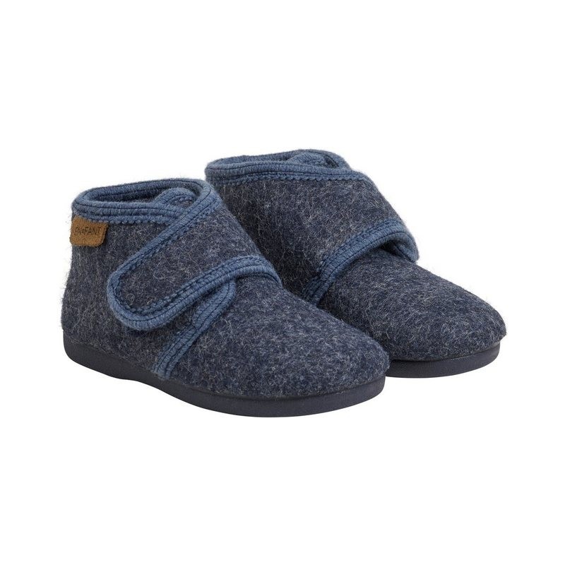 EN FANT Slippers Wool Hook and Loop Hausschuh