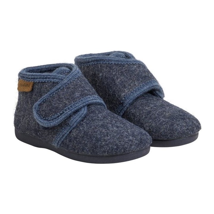 EN FANT Slippers Wool Hook and Loop Hausschuh