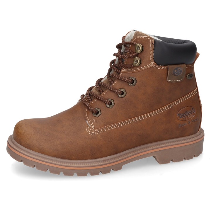 Dockers by Gerli Schnürboots, Hikin Boots, Trekking Stiefel, Schnürstiefel mit Warmfutter