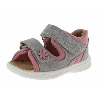 Superfit Superfit Mädchen Sandale mit Klettversch Lauflernschuh