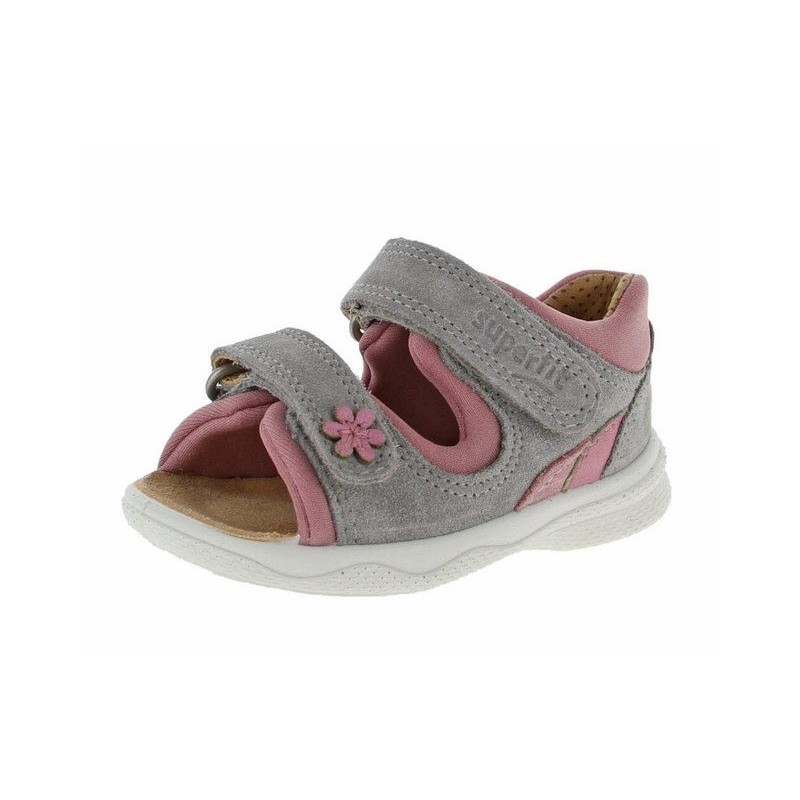 Superfit Superfit Mädchen Sandale mit Klettversch Lauflernschuh