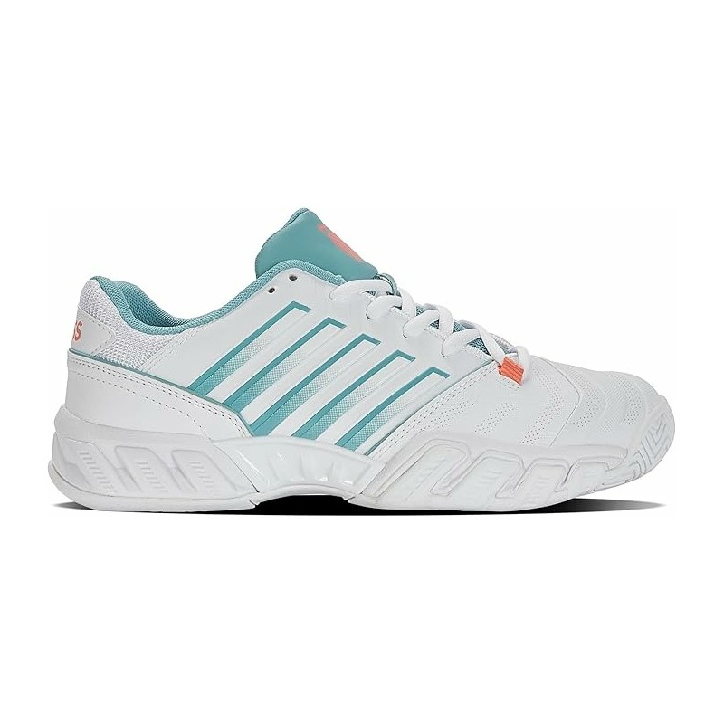 K-Swiss Bigshot Light 4 - white/desert flower/nile blue 38
